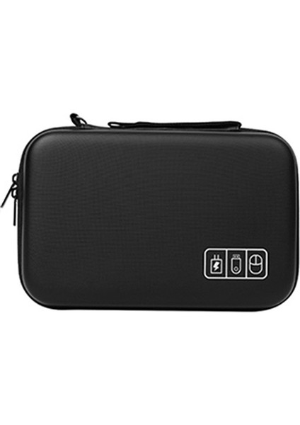 MD136 Eva Düzenleyici Seyahat USB Kablo Aksesuarları Çantası Kablolar, Adaptörler ve Şarj Cihazları Için (Yurt Dışından)