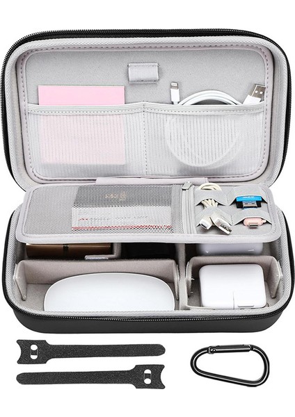 MD136 Eva Düzenleyici Seyahat USB Kablo Aksesuarları Çantası Kablolar, Adaptörler ve Şarj Cihazları Için (Yurt Dışından) fiyatları