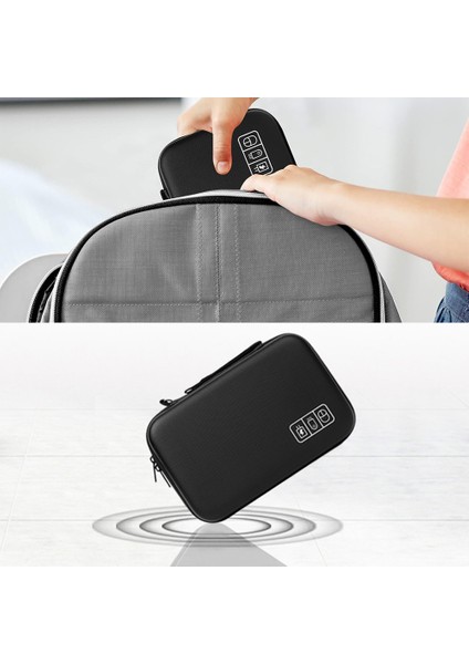 MD136 Eva Düzenleyici Seyahat USB Kablo Aksesuarları Çantası Kablolar, Adaptörler ve Şarj Cihazları Için (Yurt Dışından) modelleri