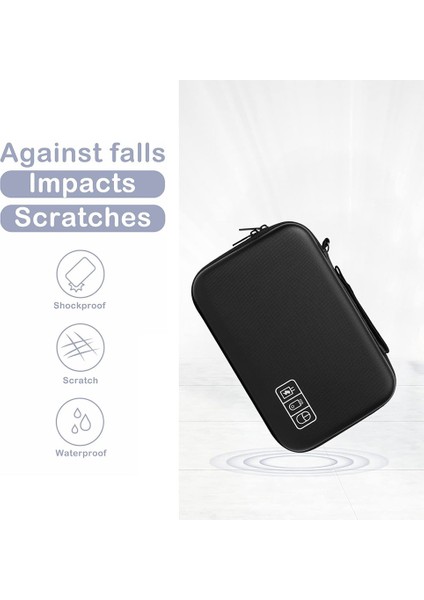 MD136 Eva Düzenleyici Seyahat USB Kablo Aksesuarları Çantası Kablolar, Adaptörler ve Şarj Cihazları Için (Yurt Dışından) indirimleri