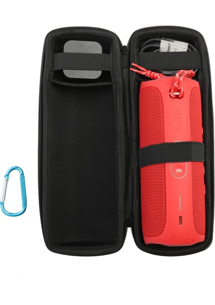 Flip 5 Bluetooth Uyumlu Hoparlör Için Taşınabilir Koruyucu Kılıf Hoparlör Taşıma Çantası - Siyah (Yurt Dışından) indirimleri