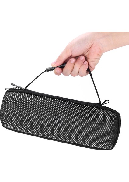 Flip 6 Bluetooth Uyumlu Hoparlör Için Çizilmez Taşıma Çantası Taşınabilir Saklama Kutusu - Grid Siyah (Yurt Dışından)