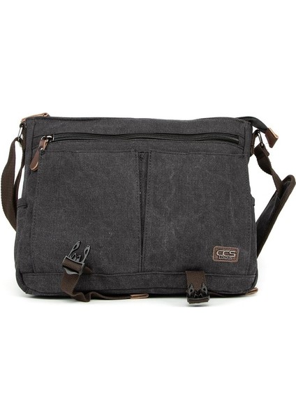 Kanvas Kumaş Astarlı Postacı Çantası: Hem Şık Hem Pratik Siyah indirimleri