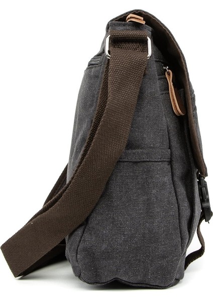 Kanvas Kumaş Astarlı Postacı Çantası: Hem Şık Hem Pratik Siyah