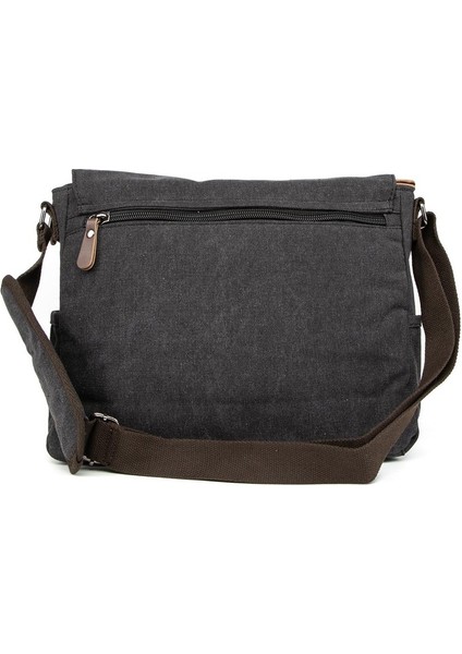 Kanvas Kumaş Astarlı Postacı Çantası: Hem Şık Hem Pratik Siyah