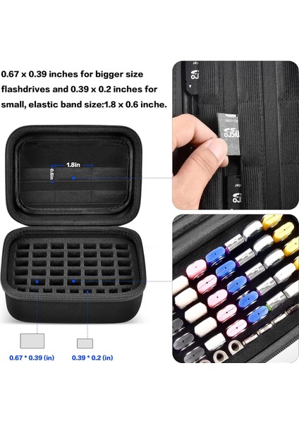 Bellek Çubuğu USB Flash Bellek Bellek Sd Sdxc Sdhc Kart Kılıfı Naylon Aksesuar Saklama Çantası (Yurt Dışından) fırsatları