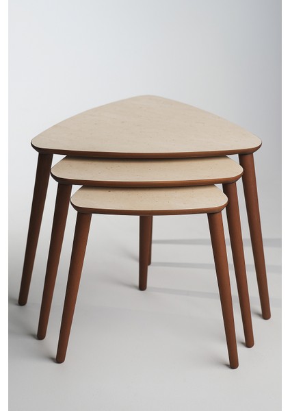 3'lü Zigon Sehpa Tokyo Model Üçgen Zigon Sehpa fırsatları