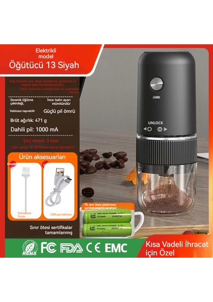 Kahve Makinesi Küçük Otomatik Öğütücü (Yurt Dışından)