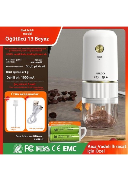 Kahve Makinesi Küçük Otomatik Öğütücü (Yurt Dışından)