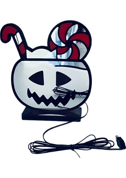 Halloween Dekorasyonu Balkabağı Tatil Atmosferi Süsleme Işıkları (Yurt Dışından)