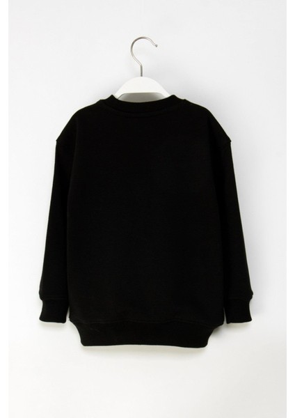 Mojo Erkek Çocuk 4-9 Yaş Game Baskılı Sweatshirt Siyah fiyatları