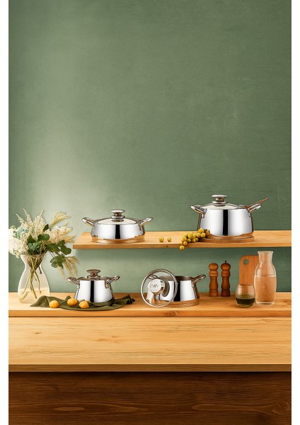 Fodis Özlife Irmak 8 Parça Tencere Seti