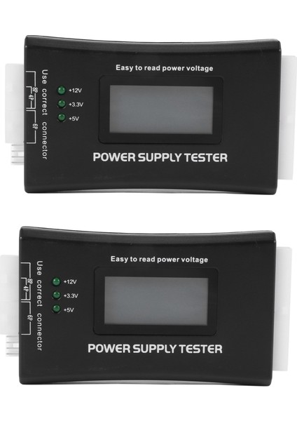 Atx, Itx, Btx, Pcı-E, Sata, HDD Için 2x 20+4 Pin LCD Güç Kaynağı Test Cihazı (Yurt Dışından)