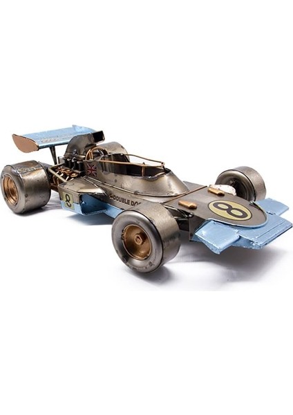 Dekoratif Metal Yarış Arabası