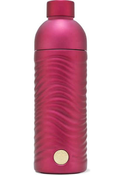 Starbucks® Paslanmaz Çelik Şişe - Kıvrımlı - Mor - 473 ml - 11174904