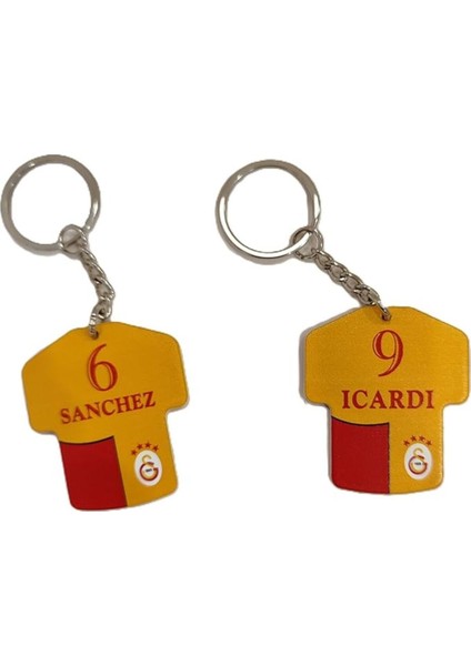 Taraftar Model Metal Anahtarlık (Toplam 2 Adet)