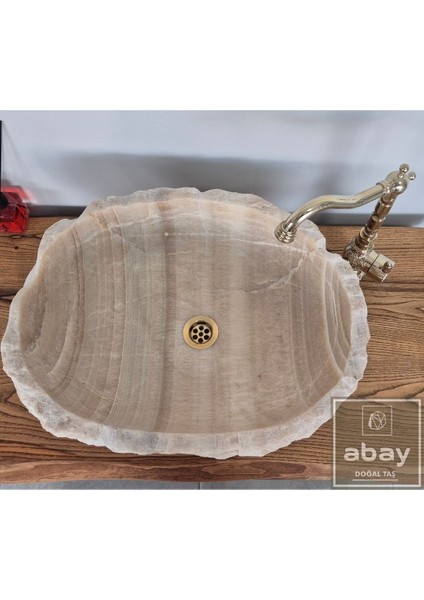 Bal Onyx Doğal Patlatma Kayık Lavabo modelleri