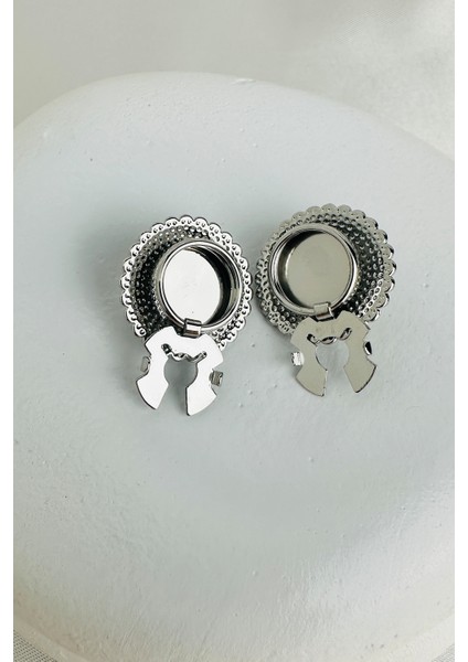 Inci Detay Kristal Taş Sıralı Yuvarlak Gömlek ve Kol Düğmesi Boş (2cm) modelleri