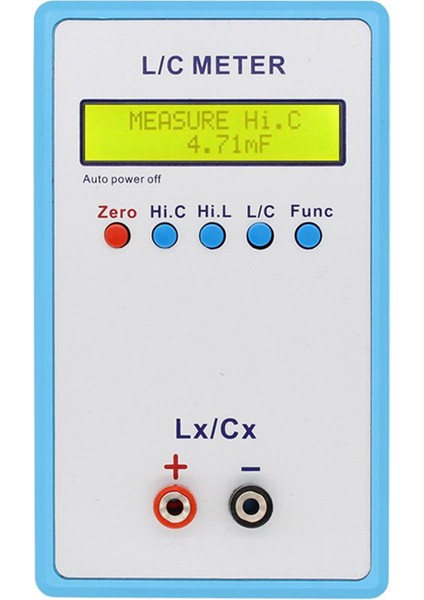 LC-200A Handheld Inductor ve Kapasitör Dijital LCD Kapasitans Indüksiyon Metre Lc Metre 1PF-100MF 1U-100H (Yurt Dışından)