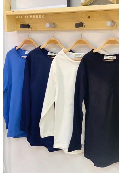 Erkek Çocuk Lazer Kesim Basic T-Shirt 0360 Krem modelleri