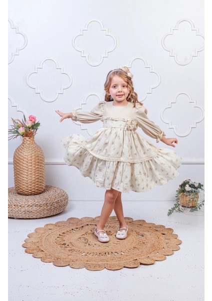 Kız Çocuk Fırfırlı Elbise fiyatları