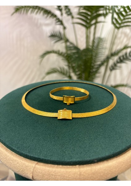 Kadın Gümüş 3 Sıra Trabzon Hasır Gerdanlık Ve Bileklik indirimleri