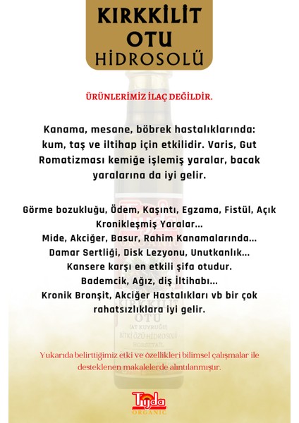 Kırkkilit Otu Özü (At Kuyruğu) (Equisetum Arvense L.) (Kırk Kilit) 250 ml fiyatları