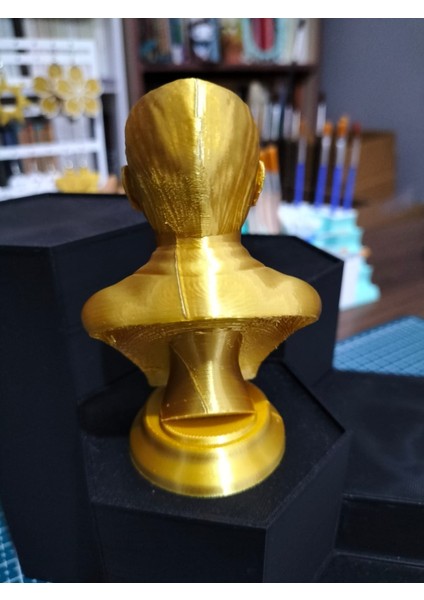 Altın Renkli Atatürk Büstü – 9 cm modelleri