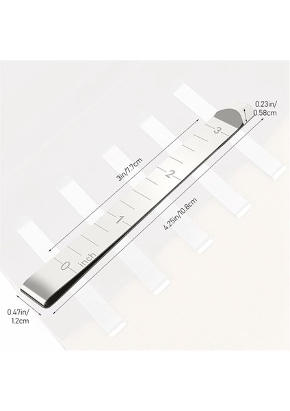 20PCS Paslanmaz Çelik Hemming Klipler - Kumaş Katlama, Kapitone ve Kenar Sabitleme Için 3 Inç Ölçüm Cetveli Dikiş Aracı (Yurt Dışından) fiyatları