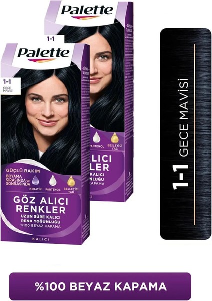 Göz Alıcı Renkler 1-1 Gece Mavisi x 2 Adet