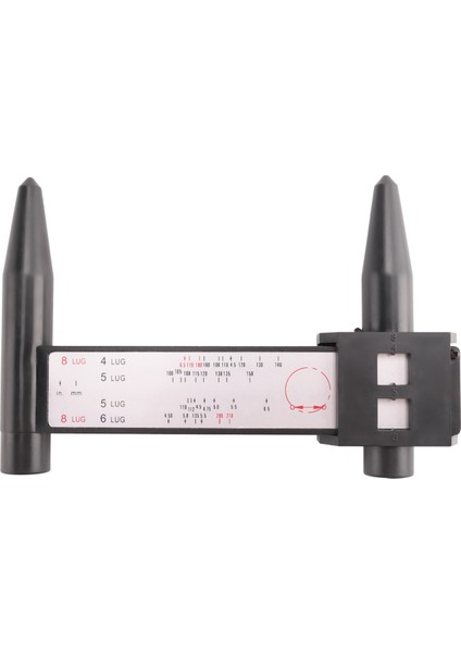 Pcd Gauge Cetvel Jant Araç Tekerlek Cıvatası Deseni Ölçüm Gösterge Alet Deliği 4 5 6 8 Lug (Yurt Dışından)