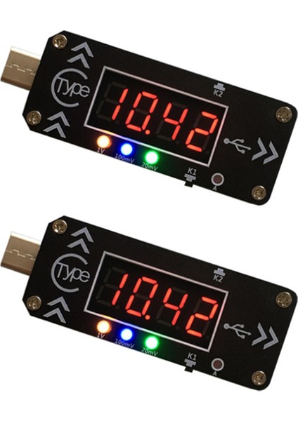2x USB Şarj Tetikleyici Şarj Cihazı Voltmetre Ammetre 5V/9V/12V/15V/20V/PPS Pd2.0 Pd3.0 Tip-C USB Decoy Cihaz (Yurt Dışından)