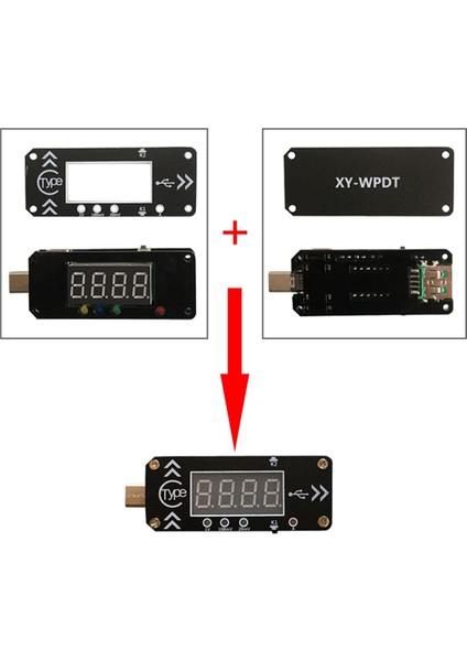 2x USB Şarj Tetikleyici Şarj Cihazı Voltmetre Ammetre 5V/9V/12V/15V/20V/PPS Pd2.0 Pd3.0 Tip-C USB Decoy Cihaz (Yurt Dışından) indirimleri