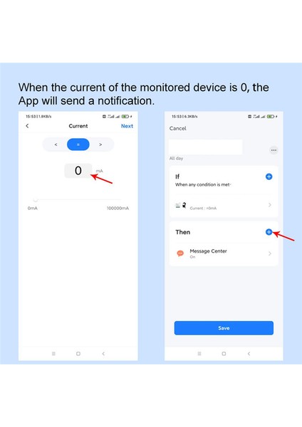 Tuya Smart Zigbee Enerji Ölçer 80A Kelepçe Uygulama Monitörü Kwh Voltaj Akım Güç Tüketimi 110V 240V (Yurt Dışından)