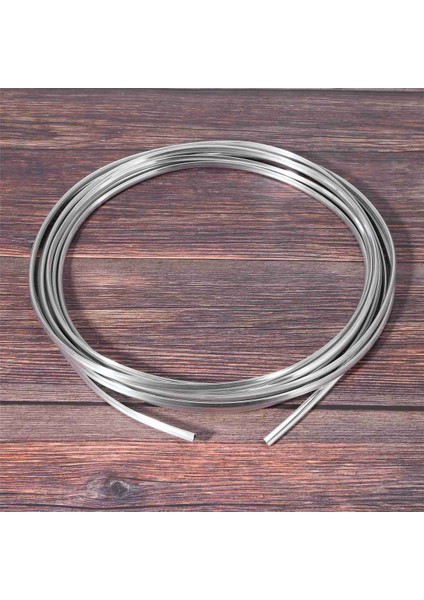 5pcs 20FT Krom Kalıplama Trim Şerit Araba Kapı Kenar Çizik Koruyucu Kapak Gümüş (Yurt Dışından) indirimleri