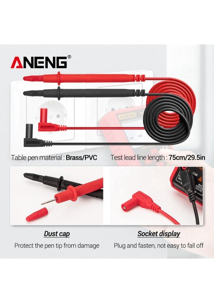 3x Aneng M118A Mini Dijital Multimetre Dayanıklı Otomatik Gerçek Rms Test Cihazı 6000 Sayıs Otomatik Araç Ac/dc Transistör (Yurt Dışından) indirimleri