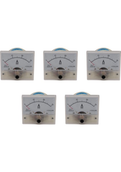 5x 85C1-A Dc Analog Amper Metre Panel Ölçer Göstergesi 30A Amp Ölçer Akım Mekanik Ammetreler (Yurt Dışından) fırsatları