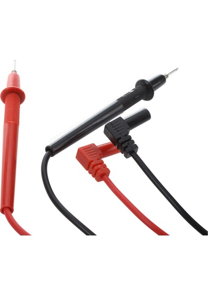 2x 1000V Muz Fişleri Çıkarılabilir Uç Multimetre Prob Test Kable Siyah Kırmızı Çift (Yurt Dışından) fırsatları