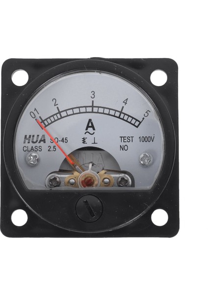2x Sınıf 2.5 Doğruluk Ac 0-5A Analog Panel Yuvarlak Metre Ampermetre Ölçer Siyah (Yurt Dışından) modelleri