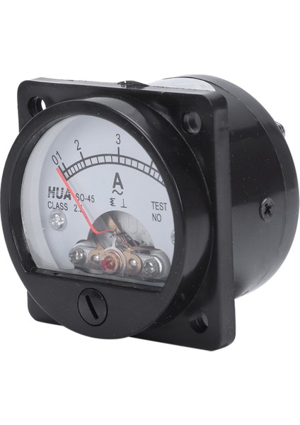 2x Sınıf 2.5 Doğruluk Ac 0-5A Analog Panel Yuvarlak Metre Ampermetre Ölçer Siyah (Yurt Dışından) indirimleri