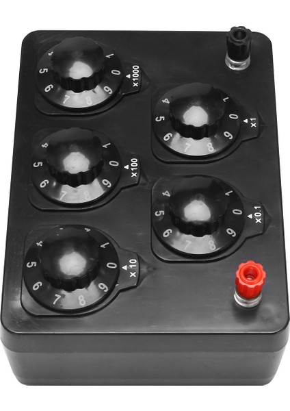 3x Siyah Direnç Kutusu Demir Değişken On Yılı Direnç Direnç Kutusu 0-9999.9 Ohm 165X125X60MM Forfizik Öğretim (Yurt Dışından) indirimleri