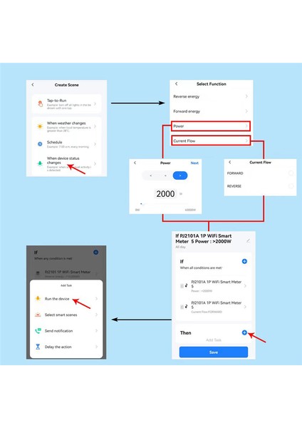 Tuya Wifi Akıllı Çift Yönlü Tek Fazlı Enerji Ölçer Güneş Sistemi Güç Üretim Tüketimi Izleme Ölçer (Yurt Dışından) indirimleri