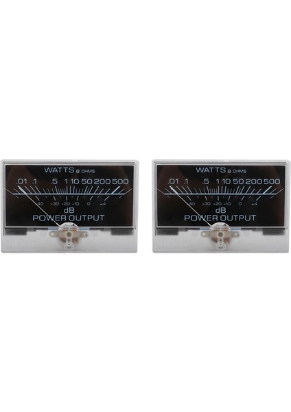 2x 12-16V Vu Metre Analog Panel Ses Seviye Seviye Metre Mavi Arka Işıklar Şoföre Gerek Yok (Yurt Dışından)