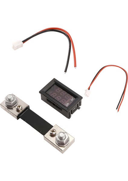 Dijital Voltaj Akım Metre Yüksek Voltaj LED Dc Çift Ekran Metre 7V-100V 100A Metre Şantlı (Yurt Dışından) fiyatları