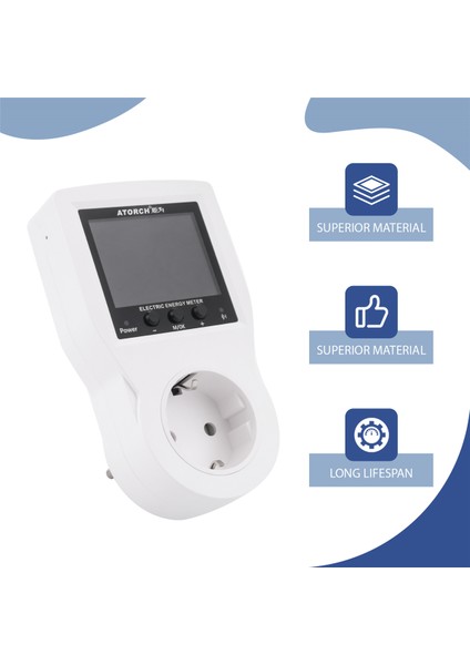 Atorch Wifi Dijital Wattmetre 220V Ac Power Metre Elektrik Tüketimi Enerji Ölçer Güç Watt Watt Elektrik Ölçer Ab Fişi (Yurt Dışından) fırsatları