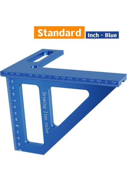 Carpenter Square Alüminyum Çevrelik Üçlü Cetvel Hassas Delik Scribriber Ahşap Işleme Kare Prestor 45/90 Düzenli Kırmızı (Yurt Dışından) modelleri