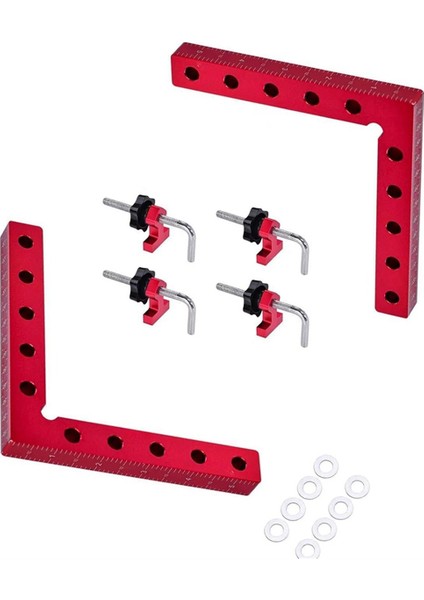 90 ° Konumlandırma Kareler Ağaç Işleme Köşesi Kelepçesi Için Sağ Açılı Kelepçeler Dolaplar Için Kelepçe Kelepçe Aracı (Yurt Dışından)