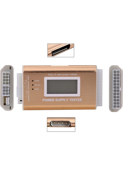 Dijital LCD Pc Güç Kaynağı Test Cihazı 20/24 Pın 4 Atx Btx Itx Sata HDD Aşınma ve Korozyona Dayanıklı (Yurt Dışından) fiyatları