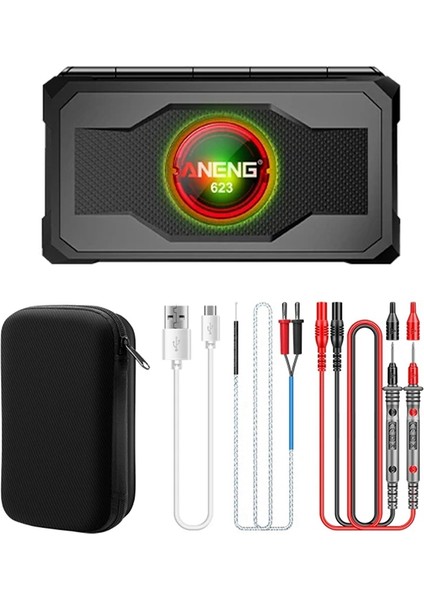 Aneng 623 Akıllı Yerleşik Lityum Pil Araç Multimetre Onarım Test Cihazı 20000 Sayı Voltmetre Çoklu Teslim Metre Araçları (Yurt Dışından)