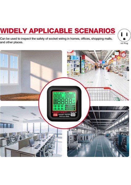 Habotest HT97 Dijital Soket Test Cihazı Akıllı Voltaj Dedektörü Çıkış Denetleyicisi Abd Fişi (Yurt Dışından) fiyatları